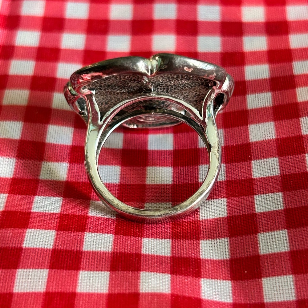 Turquoise Flower Ring - Picture 2 of 5